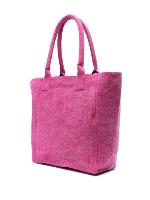 Borsa con logo ricamato in cotone organico  Isabel Marant | PM0002FAA1X19M40PK